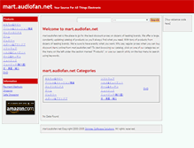 Tablet Screenshot of mart.audiofan.net